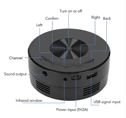 YT200 mini projecteur